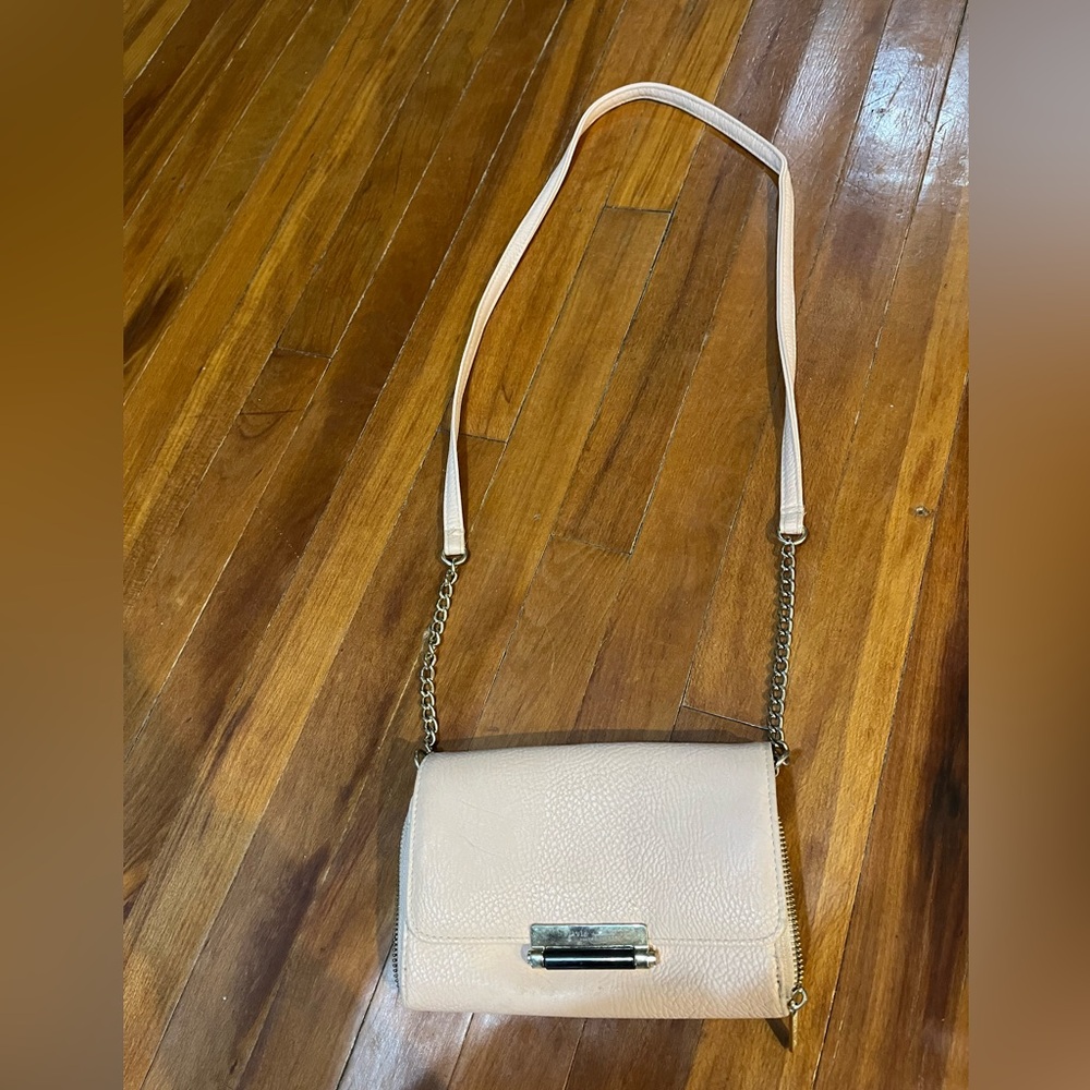Olivia + Joy light pink crossbody wallet purse